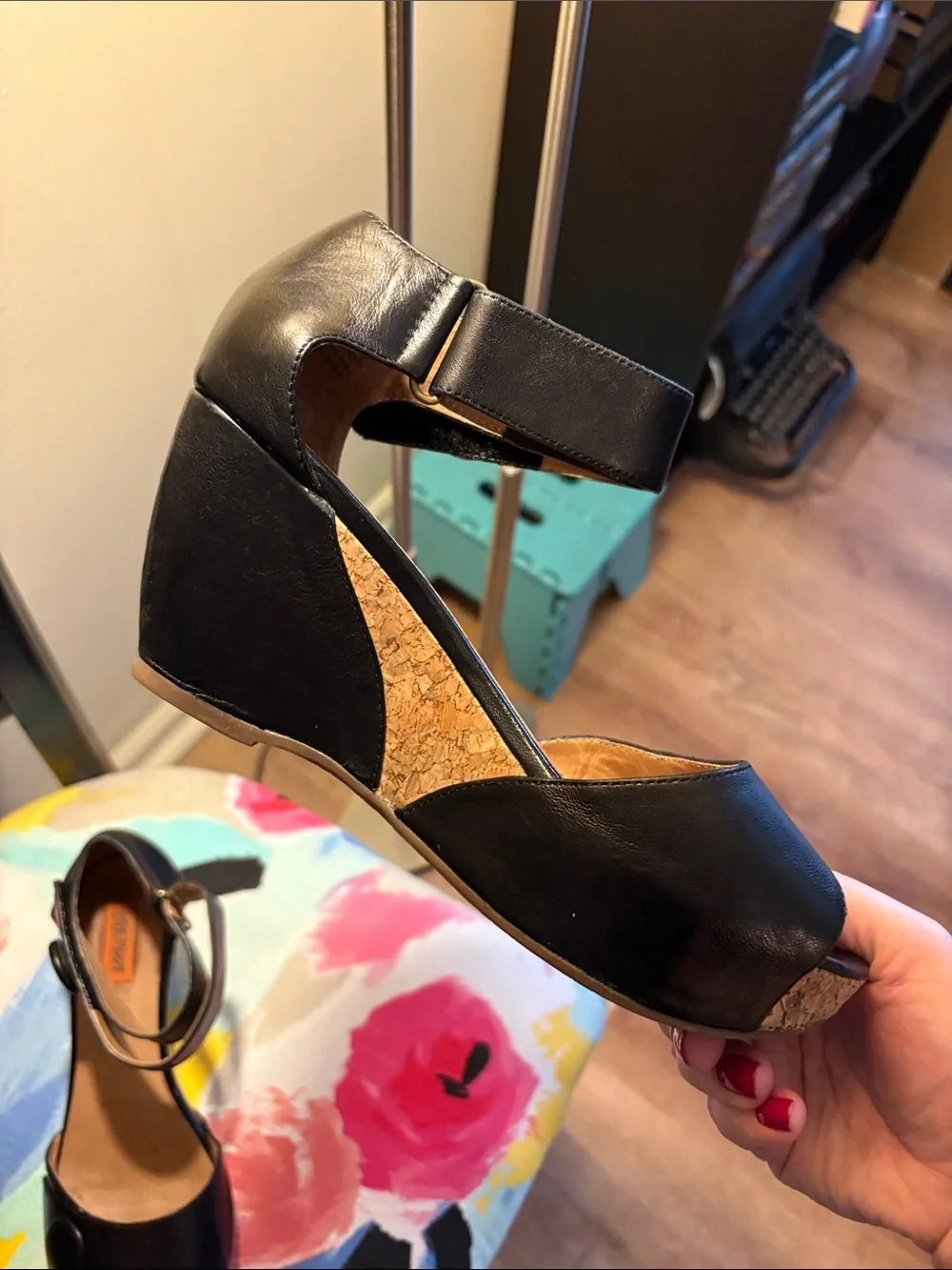 Miz Mooz leather wedge sandals